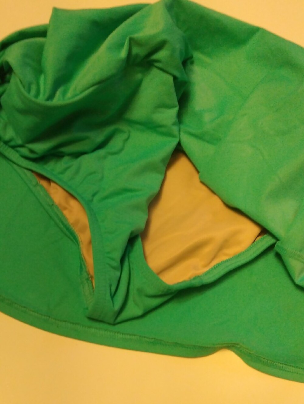 Lands End Green Swim Mini Skirt - Picture 3 of 3